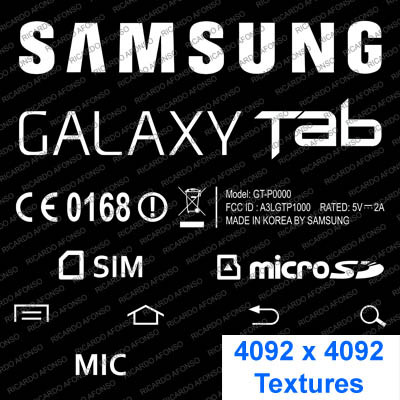 3ds samsung galaxy tab - Samsung Galaxy Tab by RicardoAfonso